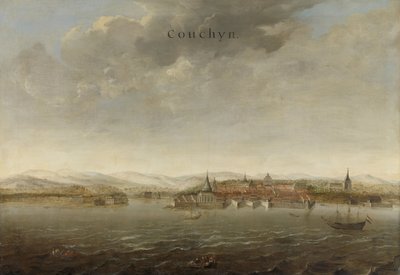 View of Cochin on the Malabar Coast of India, c.1662-3 by Johannes Vinckeboons